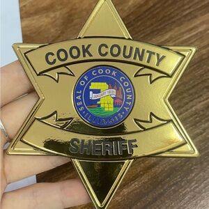 Cook County Sheriff Velcro Flex Badge